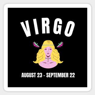 Virgo star sign Sticker